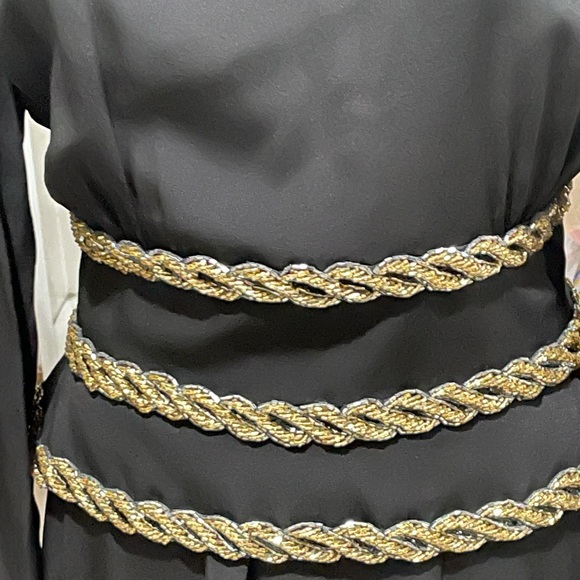 Vintage Albert Nipon 80s Glam Peekaboo Back Dress - Picture 4 of 12